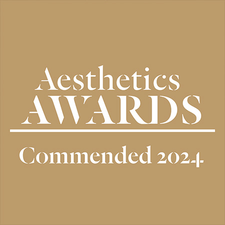 Commended for Best Aesthetics Clinic in the UK 2024